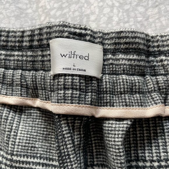 Aritzia Wilfred wool plaid dress pants - Picture 4 of 6